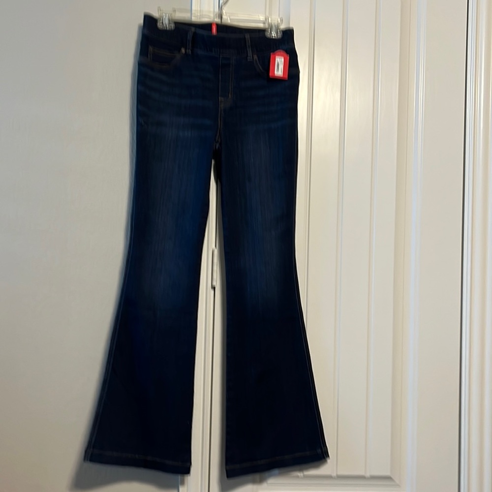 Spanx denim bell bottom jeans